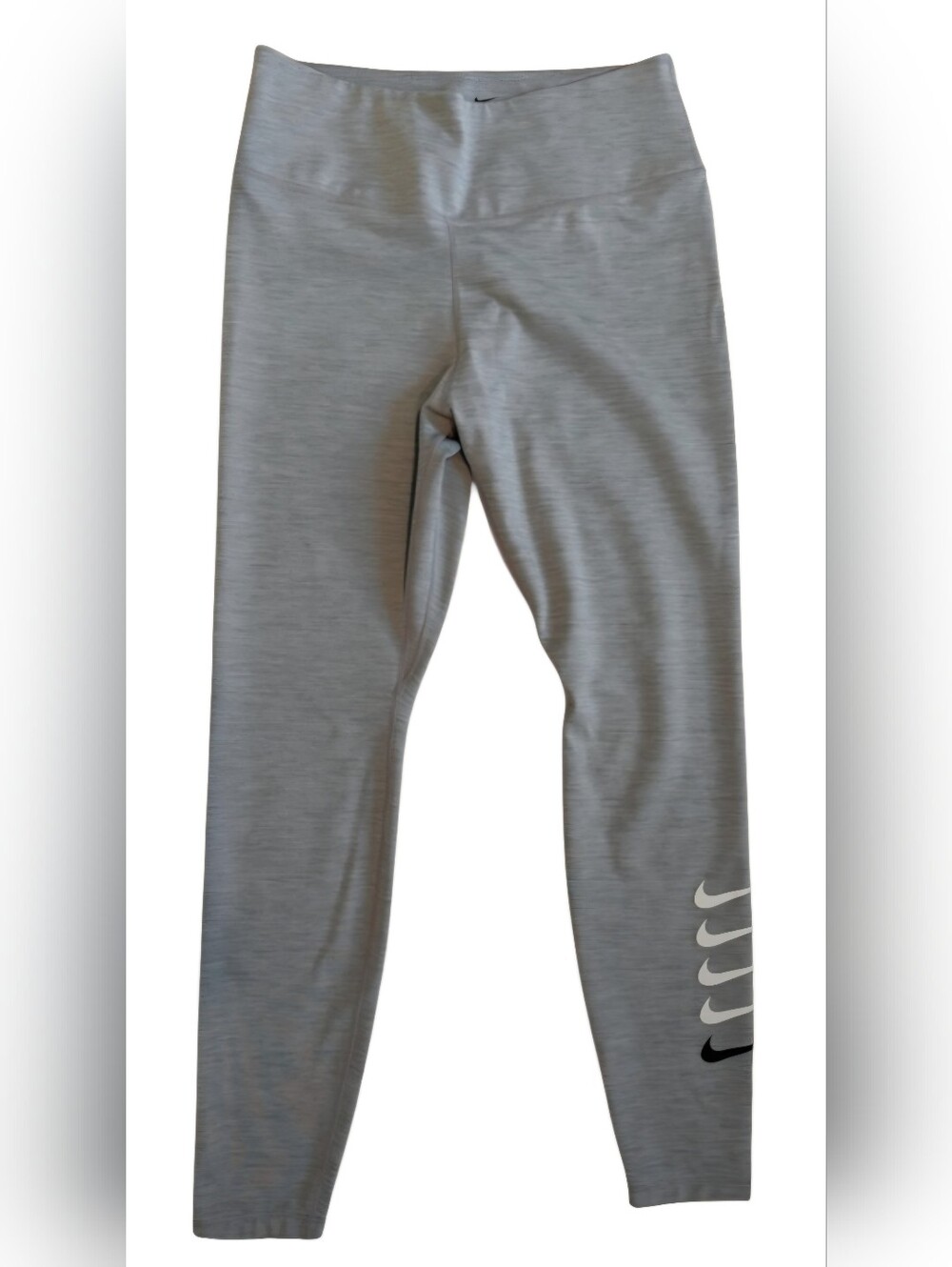 Nike Dri-fit Leggings w White & Black Swoosh Accents